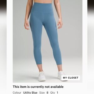 Lululemon Wunder Train High-Rise Crop 23"